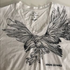 Armani Exchange white shirt